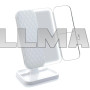 Тройное сенсорное зеркало для макияжа с LED подсветкой XW 810 с USB белое